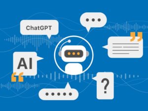 AI chatbot chatting
