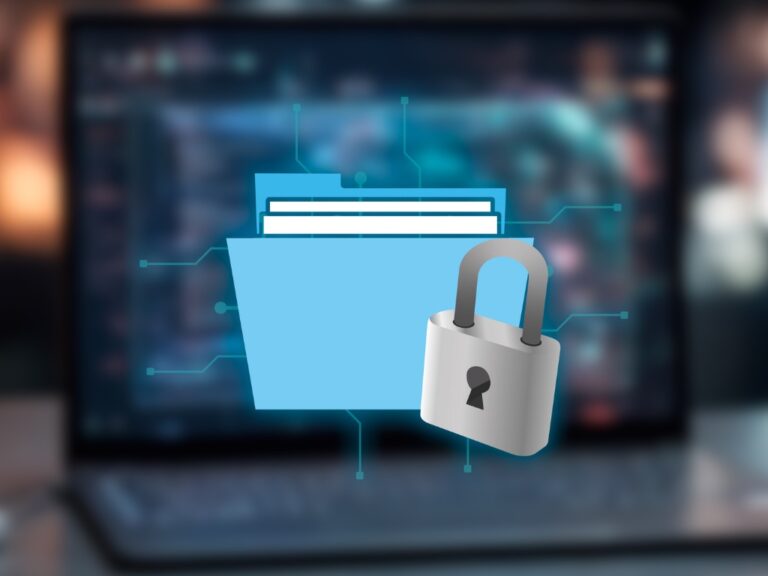cybersecurity-concept-secure-folder-icon-on-out-of-focus-laptop-background Preserving Privilege in the Wake of a Cyberattack: A Litigation Risk Law Firms Can’t Ignore