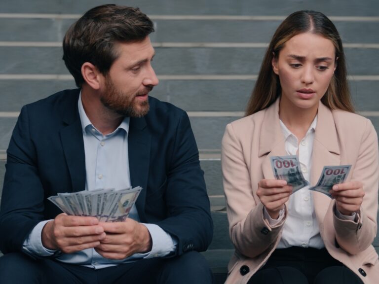 inequality-money-discrimination-caucasian-man-male-guy-business-businessman-happy-with-big Law Firm Compensation: Evolving Toward Equity and Impact