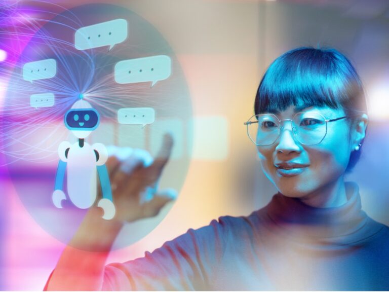 japanese-woman-interacts-with-futuristic-transparent-screen-displaying-digital-graphs-and japanese-woman-interacts-with-futuristic-transparent-screen-displaying-digital-graphs-and